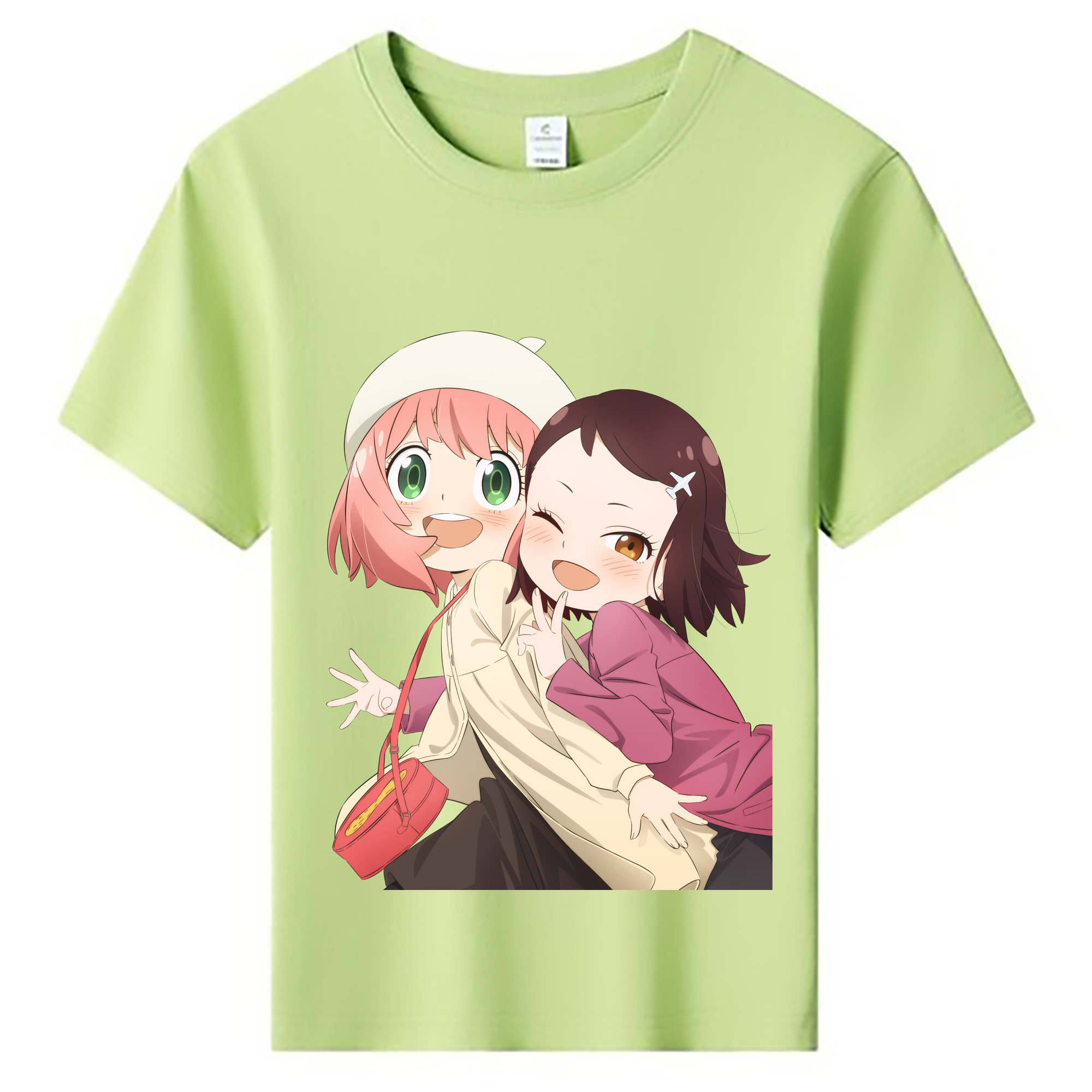 （画像用） SPY×FAMILY间谍家家酒 綿100％キッズTシャツ（フロントプリント）
